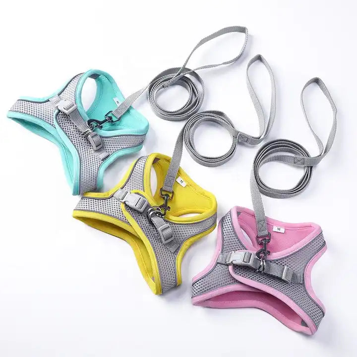 Reflective Non-slip Cat Harness & Lead Set