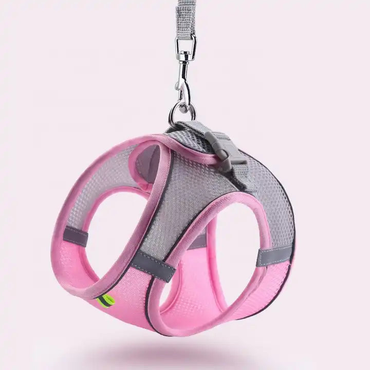Reflective Non-slip Cat Harness & Lead Set