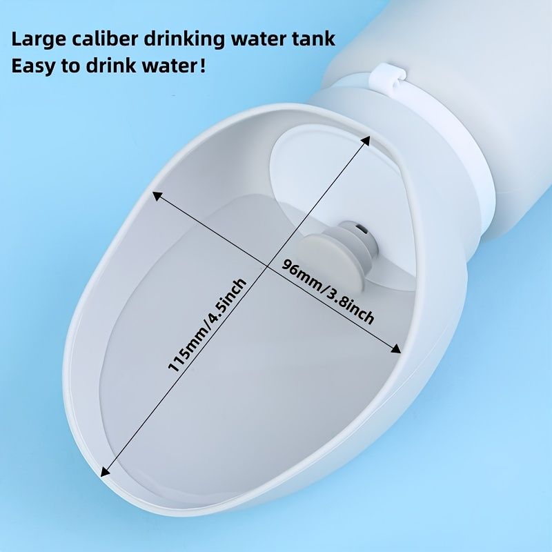 portable dog water bottle, dog hydration, dog travel accessory, high-quality dog water bottle, leak-proof dog water bottle, Australian pet care, on-the-go dog water-Blue