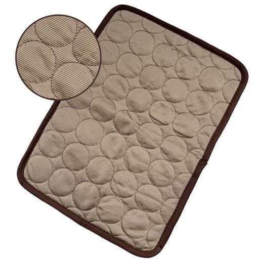 Cooling Mat for Dogs and Cats, 70×55cm, Light Brown, Breathable, Multiple Colors Available