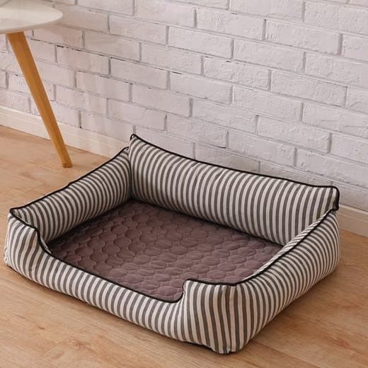 50×40cm Cooling Mat for Dogs and Cats, Breathable, Light Brown, with Multiple Colors Available