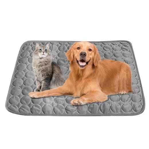 Cooling Mat for Dogs and Cats, 50x40cm, Dark Gray, Breathable, Multiple Colors Available