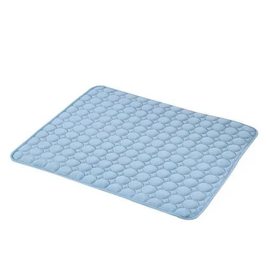 1 Cooling Mat for Dogs and Cats, Breathable Pet Cooling Pad in Blue, 62×50cm