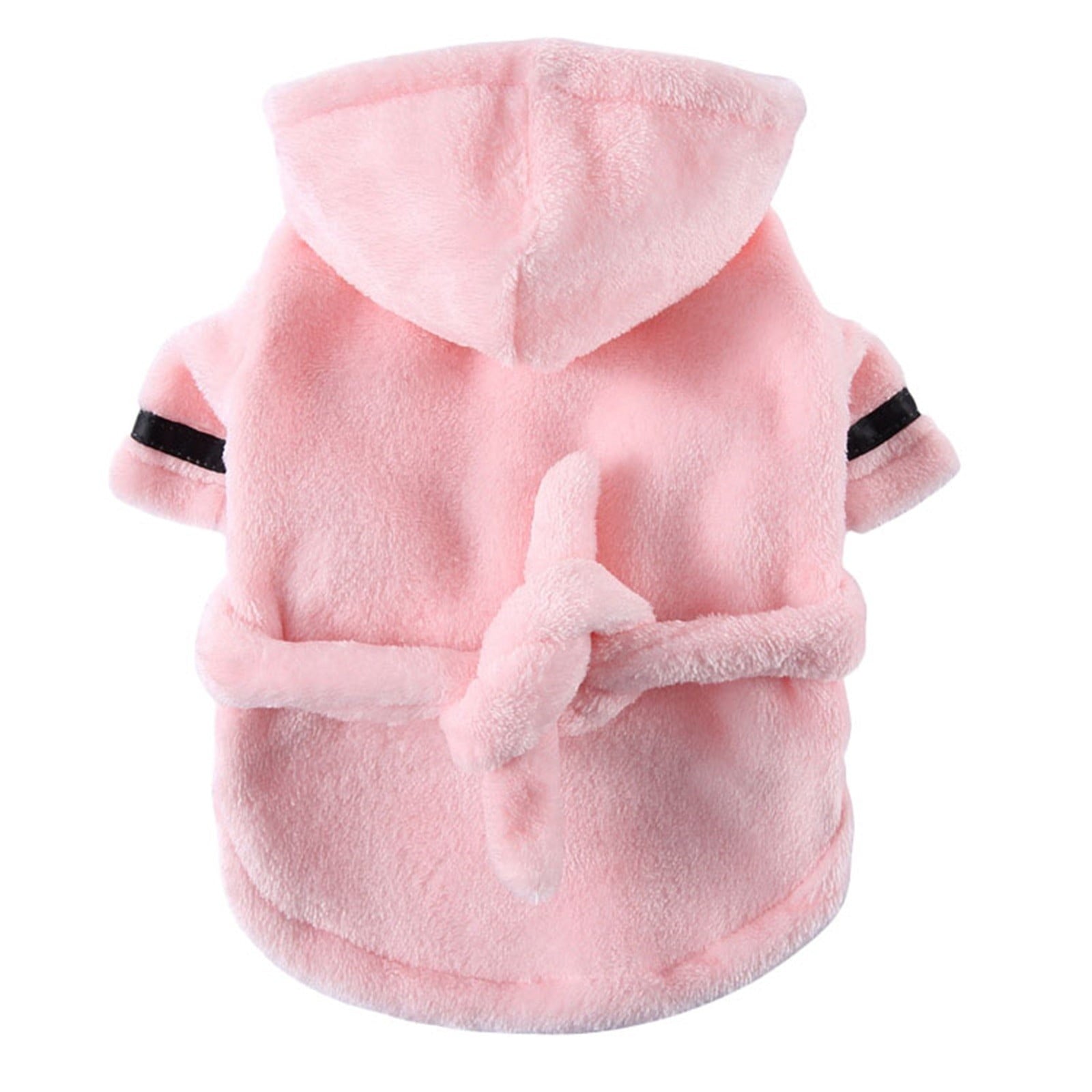 LGCASL Pet Bathrobes, Pajamas Clearance! Dog Cat Bathrobe Pet Clothes Hotel Bath Towel Pet Bathrobe Nightgown Pajamas (Army Green, L) M Pink