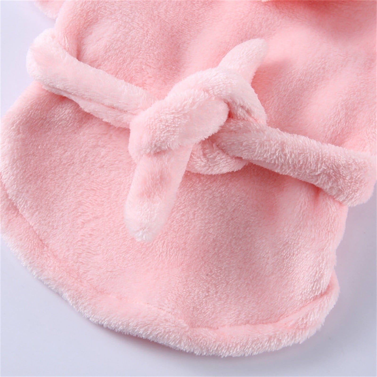 LGCASL Pet Bathrobes, Pajamas Clearance! Dog Cat Bathrobe Pet Clothes Hotel Bath Towel Pet Bathrobe Nightgown Pajamas (Army Green, L) M Pink