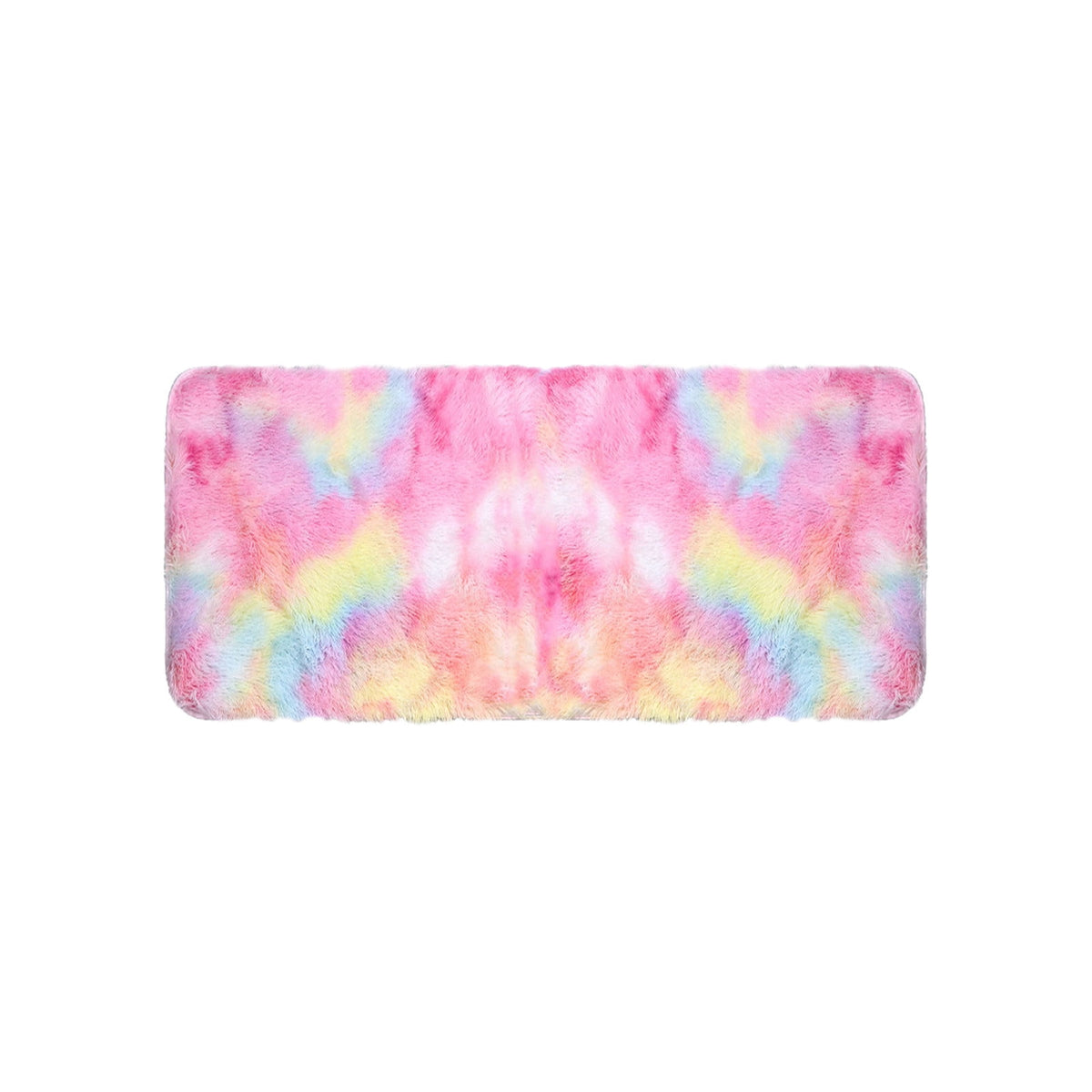 Soft Area Rug Fluffy Rugs for Living Room Bedroom Decor, Runner Rug for Hallway, Shag Furry Bedside Rug Indoor Accent Floor Carpet, 40*80cm Non-Slip Plush Rug for Kids Room Dorm Multicolor