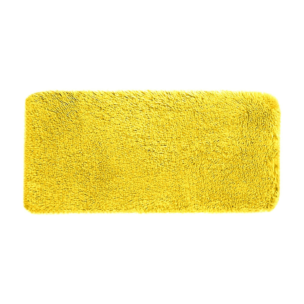 Soft Area Rug Fluffy Rugs for Living Room Bedroom Decor, Runner Rug for Hallway, Shag Furry Bedside Rug Indoor Accent Floor Carpet, 40*80cm Non-Slip Plush Rug for Kids Room Dorm Yellow
