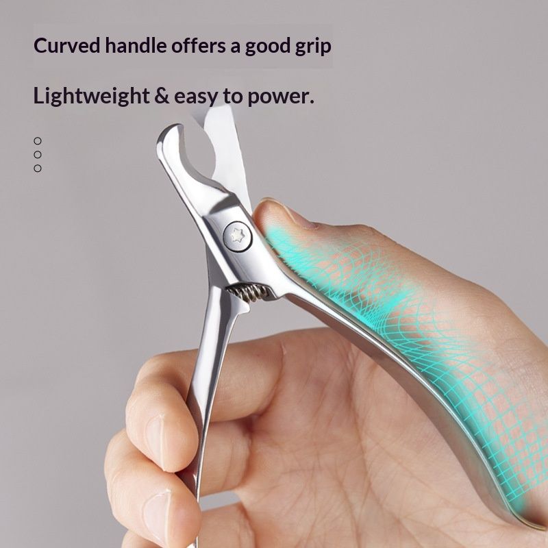 Dog Nail Clippers – Sharp, Durable, All Steel Material, Ergonomic Non-Slip Handle, Safe and Comfortable Trimming, Professional Pet Nail Trimmers for All Dogs Cats