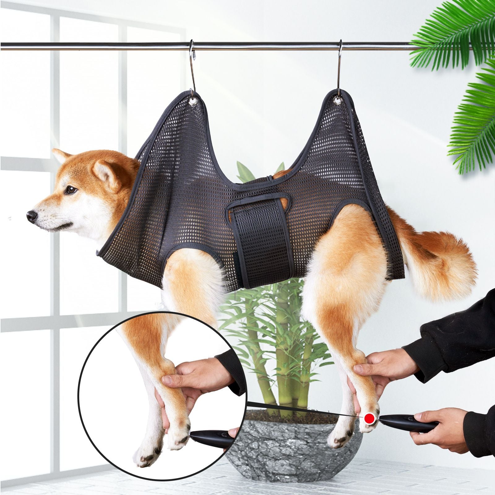 Dog Grooming Hammock - Dog Sling for Grooming, Pamper Your Furry with This Stress-Free Dog Grooming Kit Large
