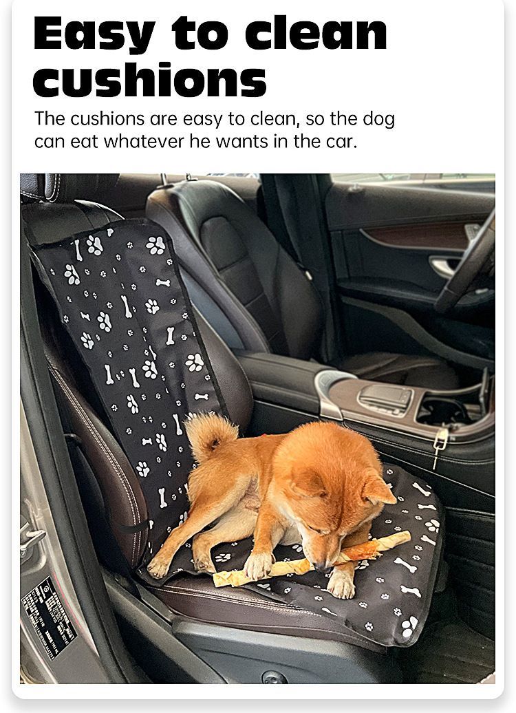 PetPinkPawPrintCarMat