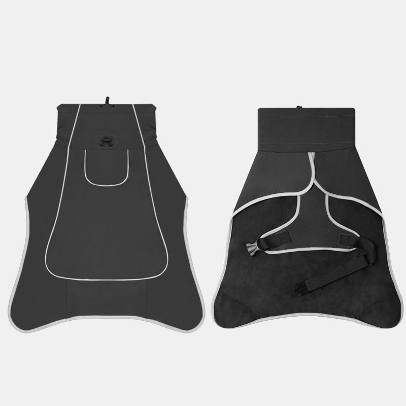 Winter Warm Pet Coat, Outdoor Cold Proof Dog Jacket-black