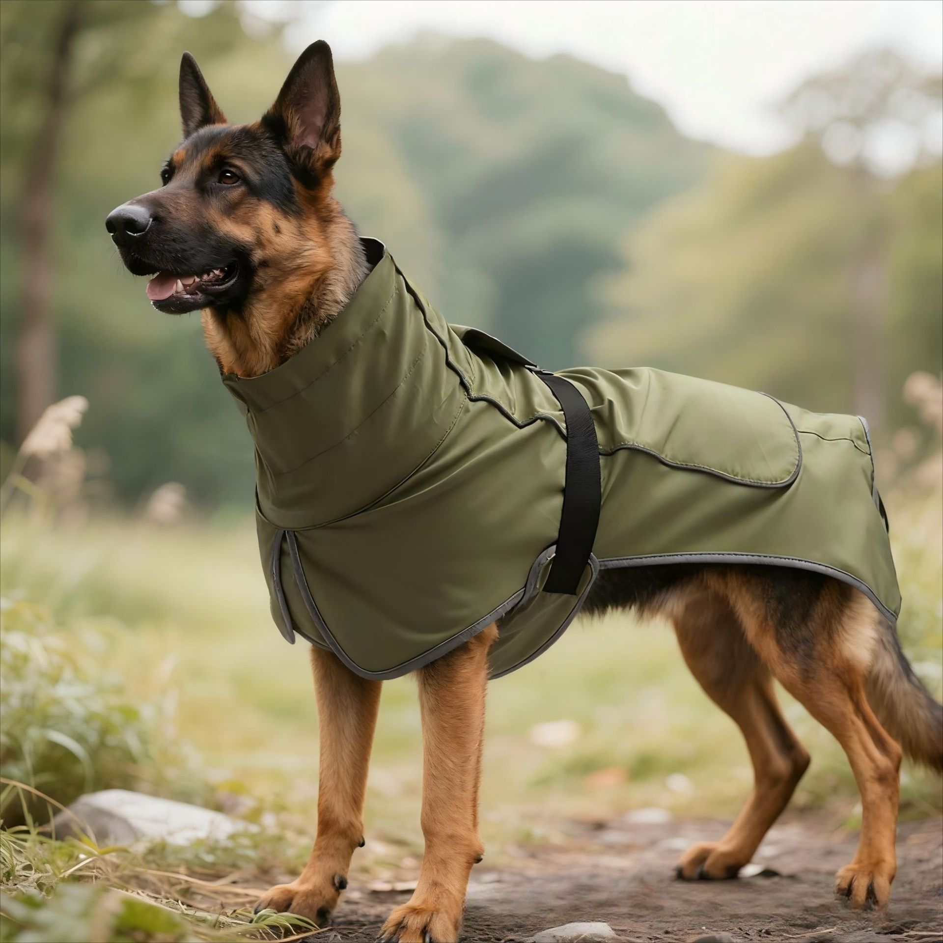 Winter Warm Pet Coat, Outdoor Cold Proof Dog Jacket-orange