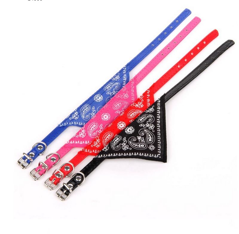 Blue Dog Cat Collar Bandana Scrunchie Scarf