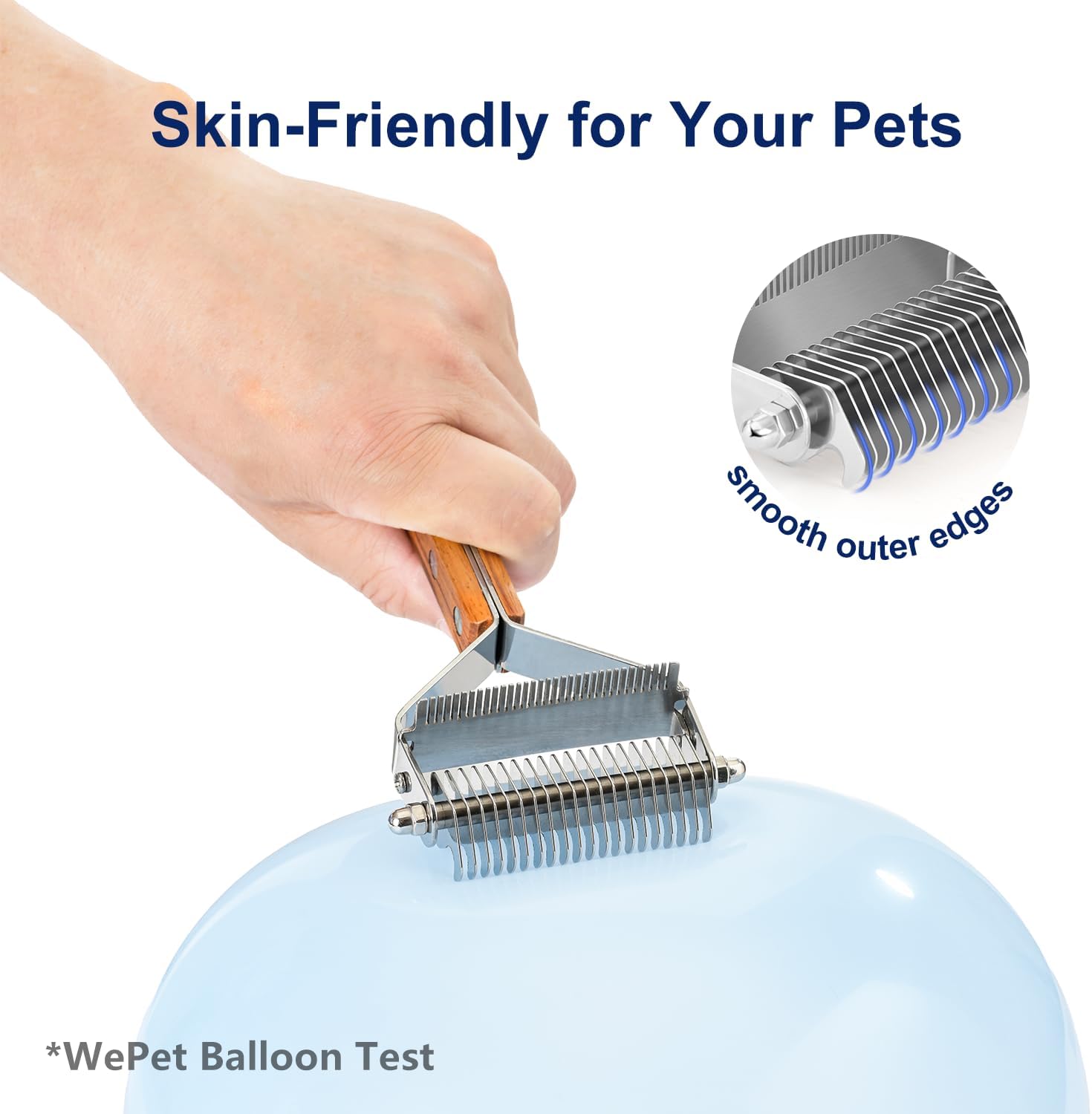 Dog Tie-Out Stake and 2-in-1 Shedding Grooming Tool