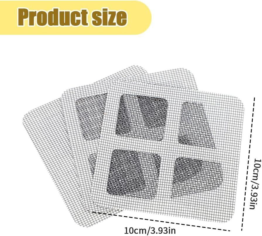 Disposable Shower Drain Hair Catcher, Disposable Hair Drain Stickers Drain Mesh Cover Bathroom Shower Drain Protector for Bathroom Laundry Kitchen Sink for Human and pet Hair (30)