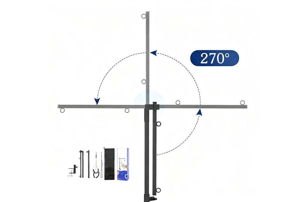 Dog Grooming Arm Pet Grooming Hammock Dog Grooming Stand with Loop Noose