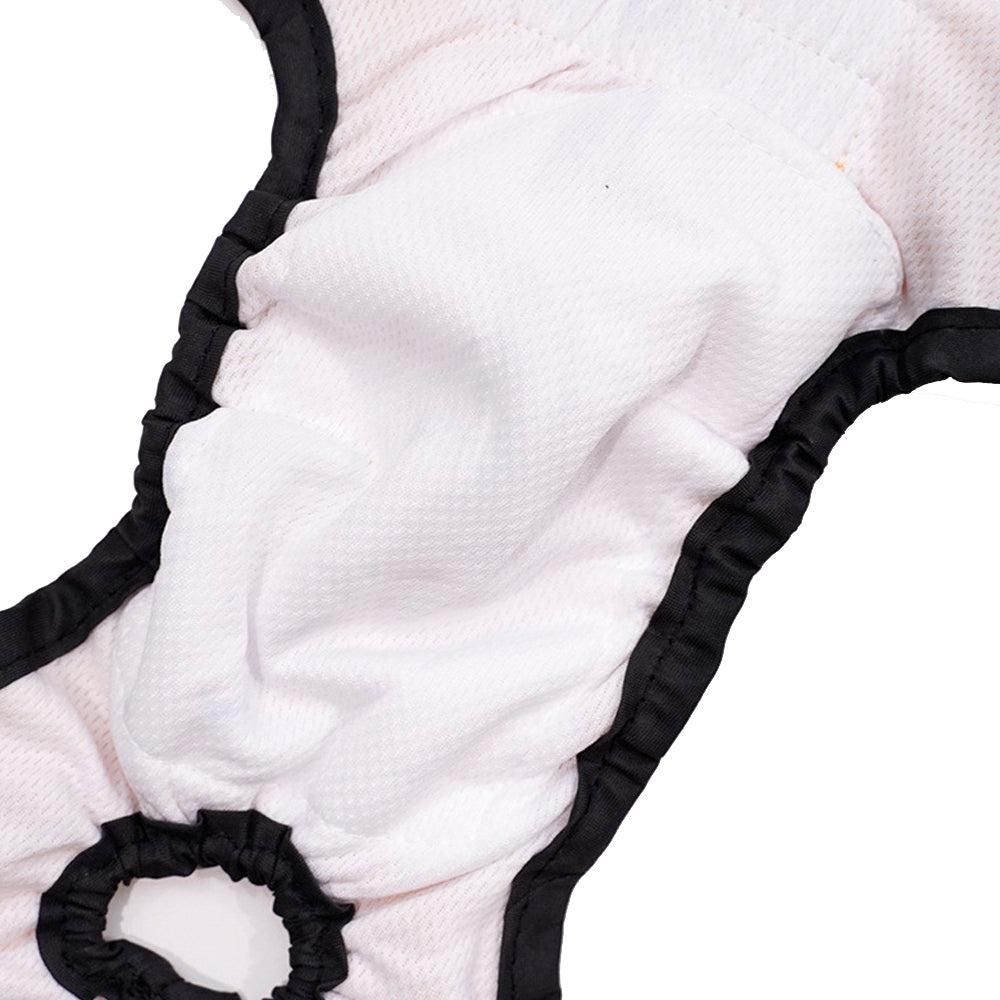 Washable Female Pet Nappy Diaper Dog Cat Physiological Pants Yellow - M