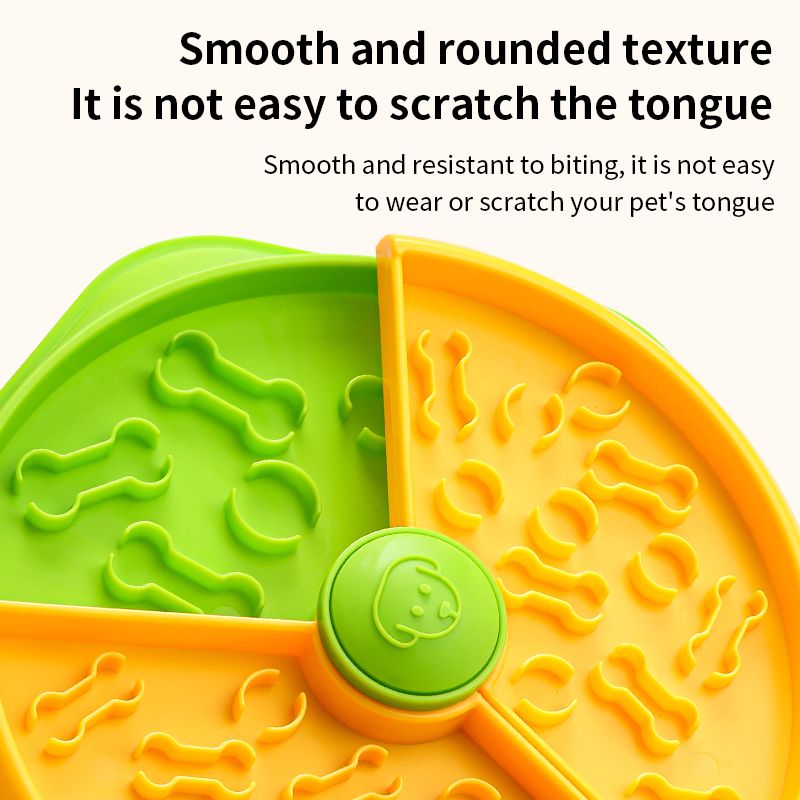 Large 360° Rotating Double-Layer Slow Feeder Bowl, 27 cm, Puzzle Feeder for Cats and Dogs