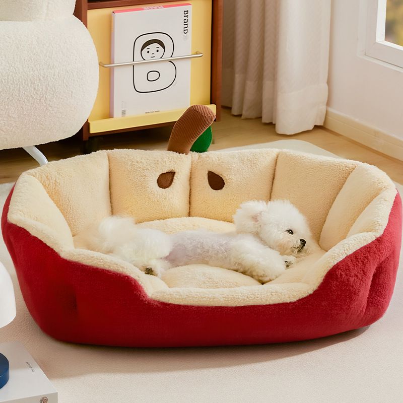Four Seasons Universal Pet Bed, Soft Dog Cat Sofa Bed, Comfort Sleeping Nest for Teddy Bichon Small Dogs