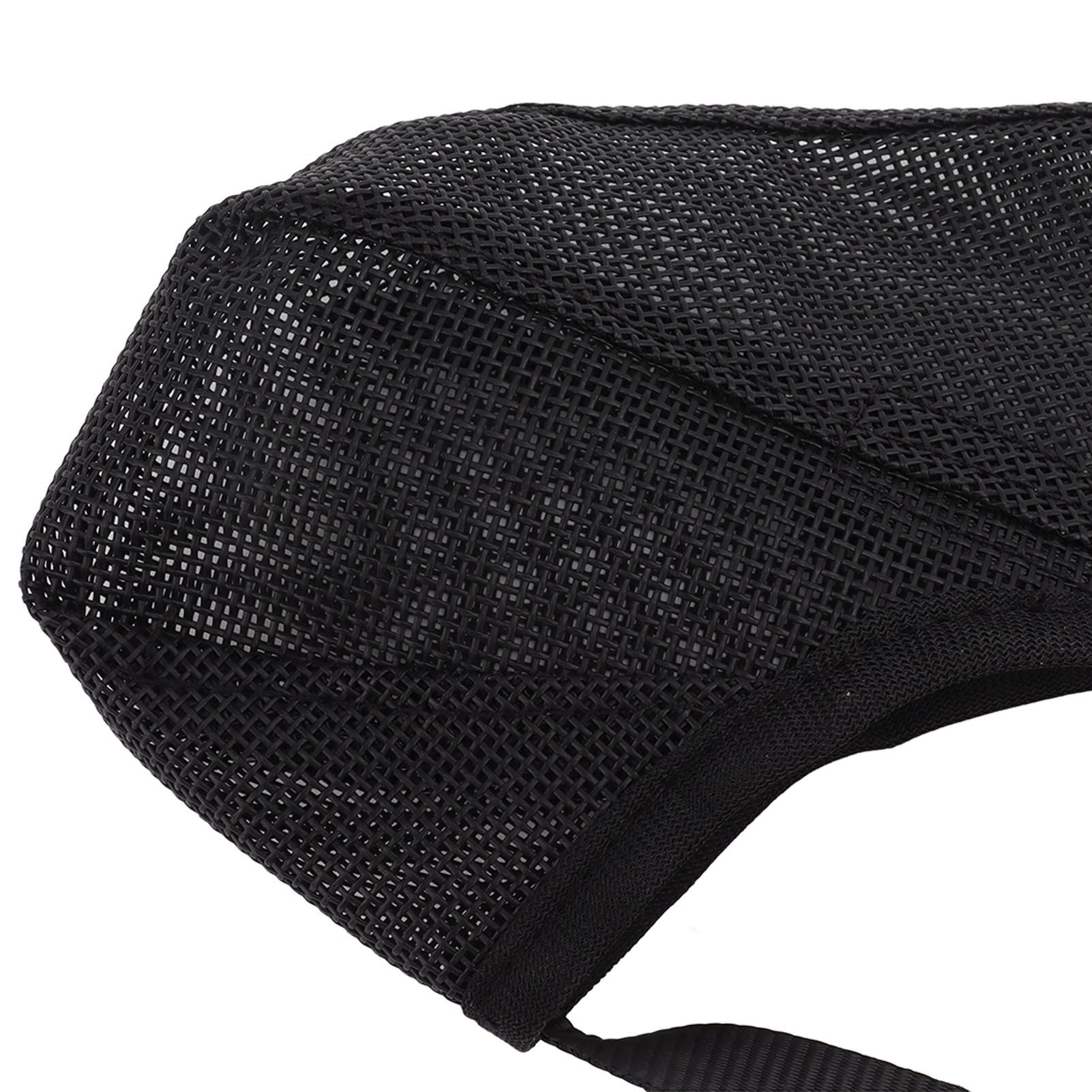 Dog Muzzle Soft Mesh Poisoned Bait Protection Pet Mouth Cover with Adjustable Straps for Small Medium Large Dogs 16.5x19cm / 6.5x7.5in