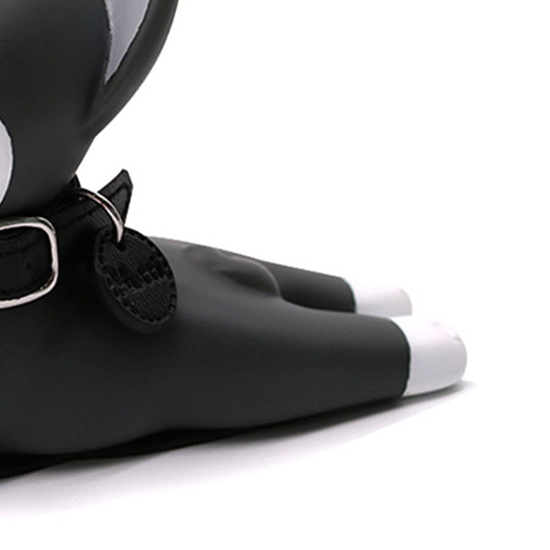 Cartoon Door Stopper Cute Animal Shaped Punch Free Decorative Door Wedge for Home Office Gray Dog