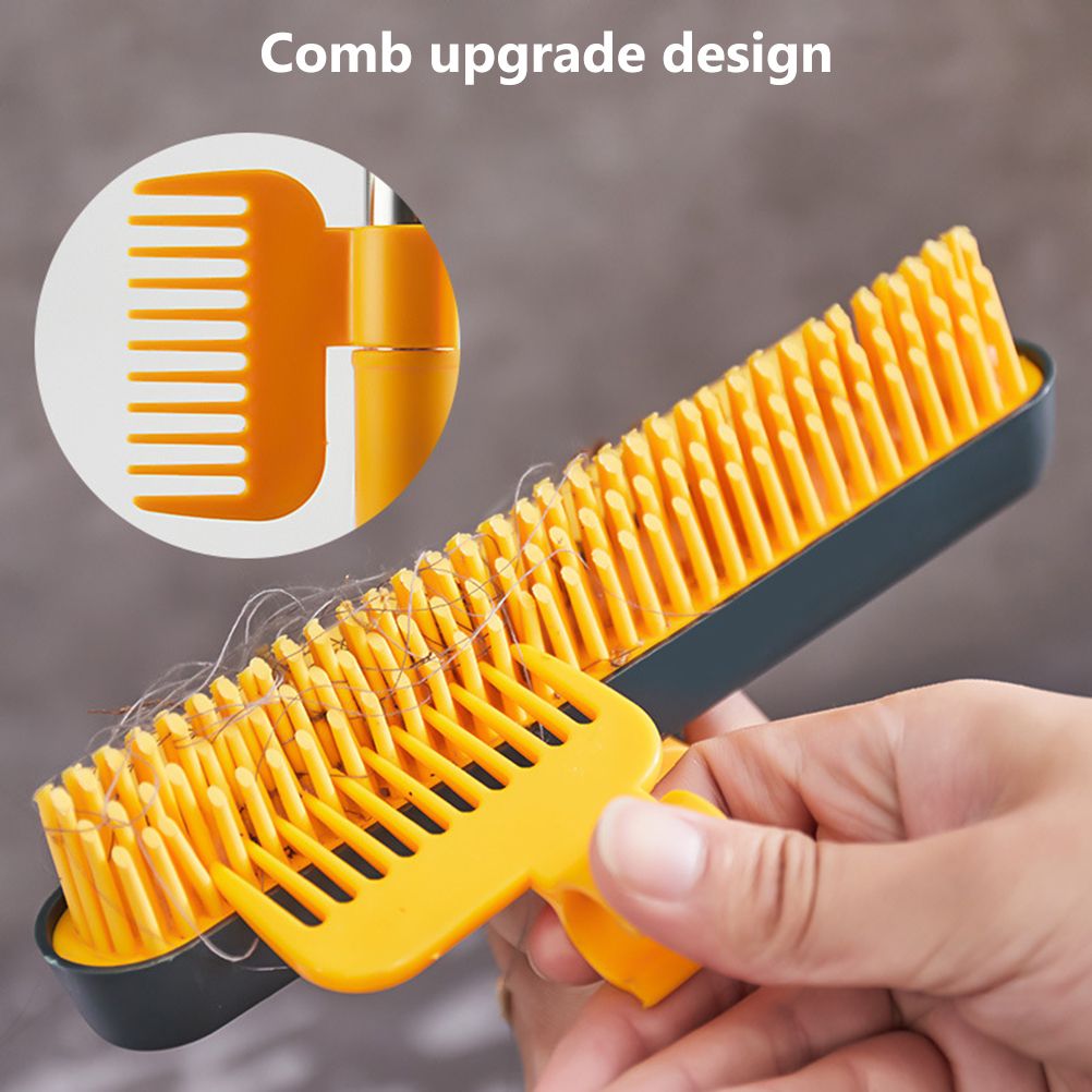 2 in 1 Floor Brush Scrub Brush Cleaning Brush with Adjustable Long Handle Bathroom Kitchen Floor Crevice Cleaning Brush