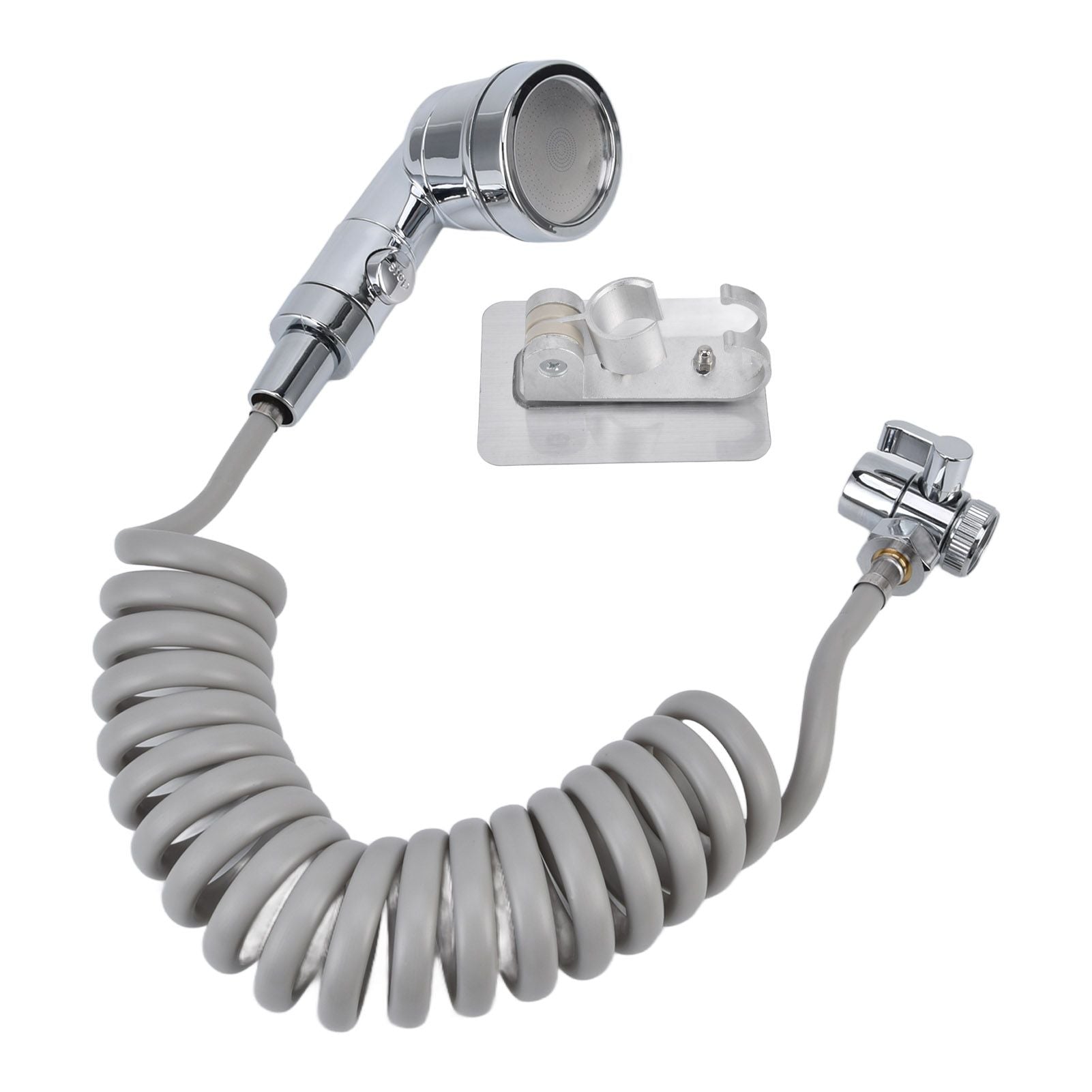 Sink Shower Sprayer Stretchy Hose Adjustable Mode Faucet Sprayer Attachment for Shampooing Pet Bathing