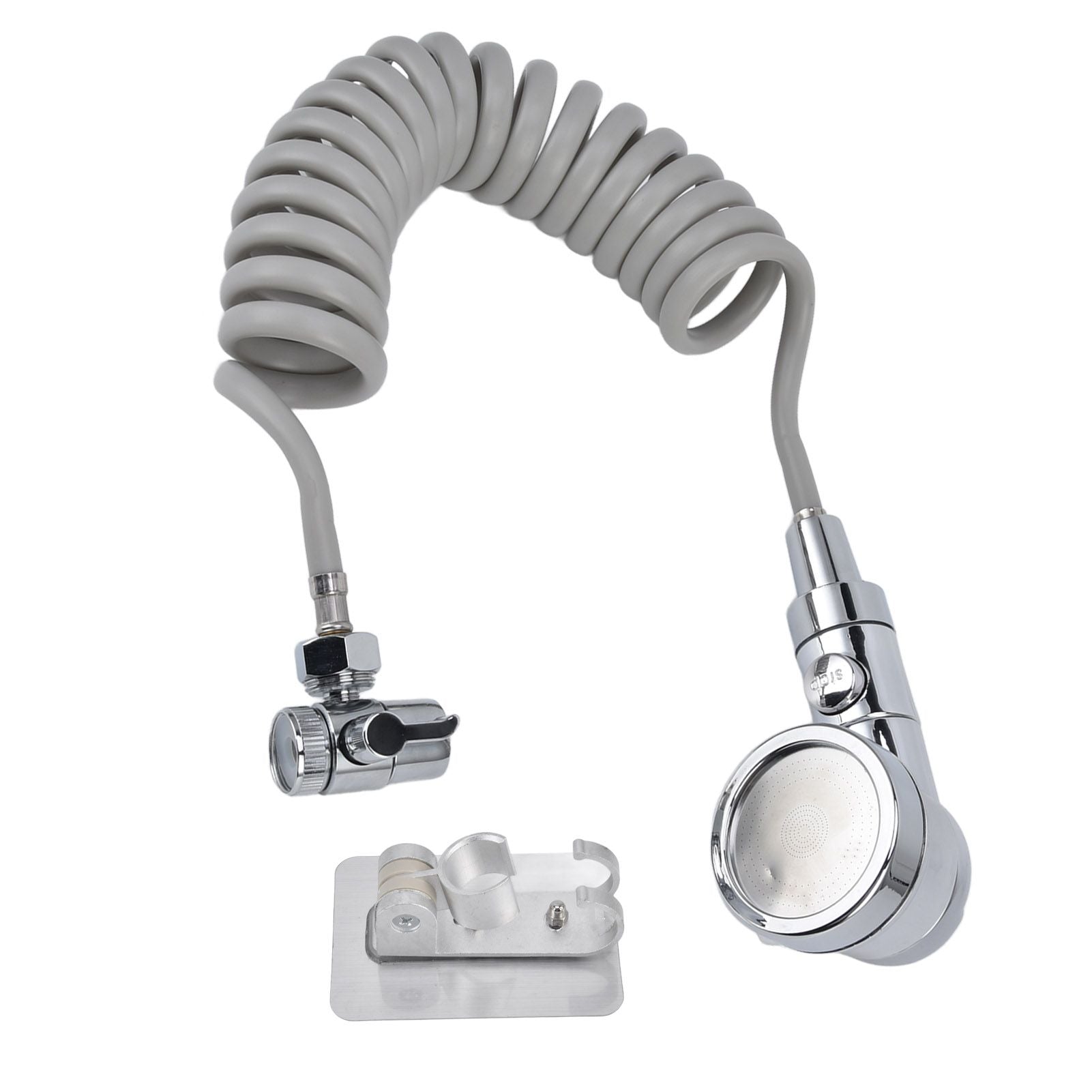 Sink Shower Sprayer Stretchy Hose Adjustable Mode Faucet Sprayer Attachment for Shampooing Pet Bathing