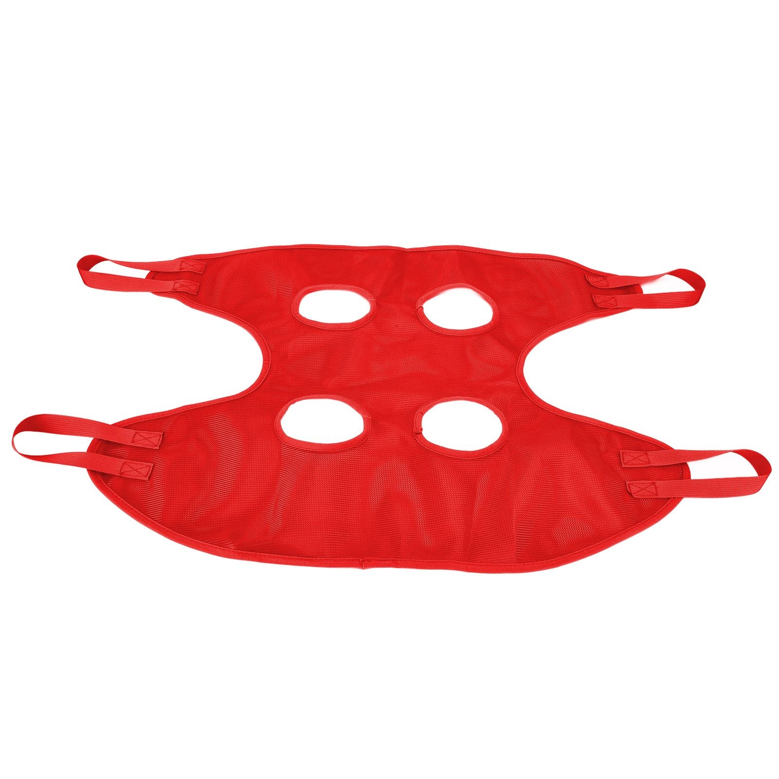 Dog Grooming Sling Multifunctional Pet Grooming Hammock Helper for Bathing Washing Grooming and Trimming NailRed S