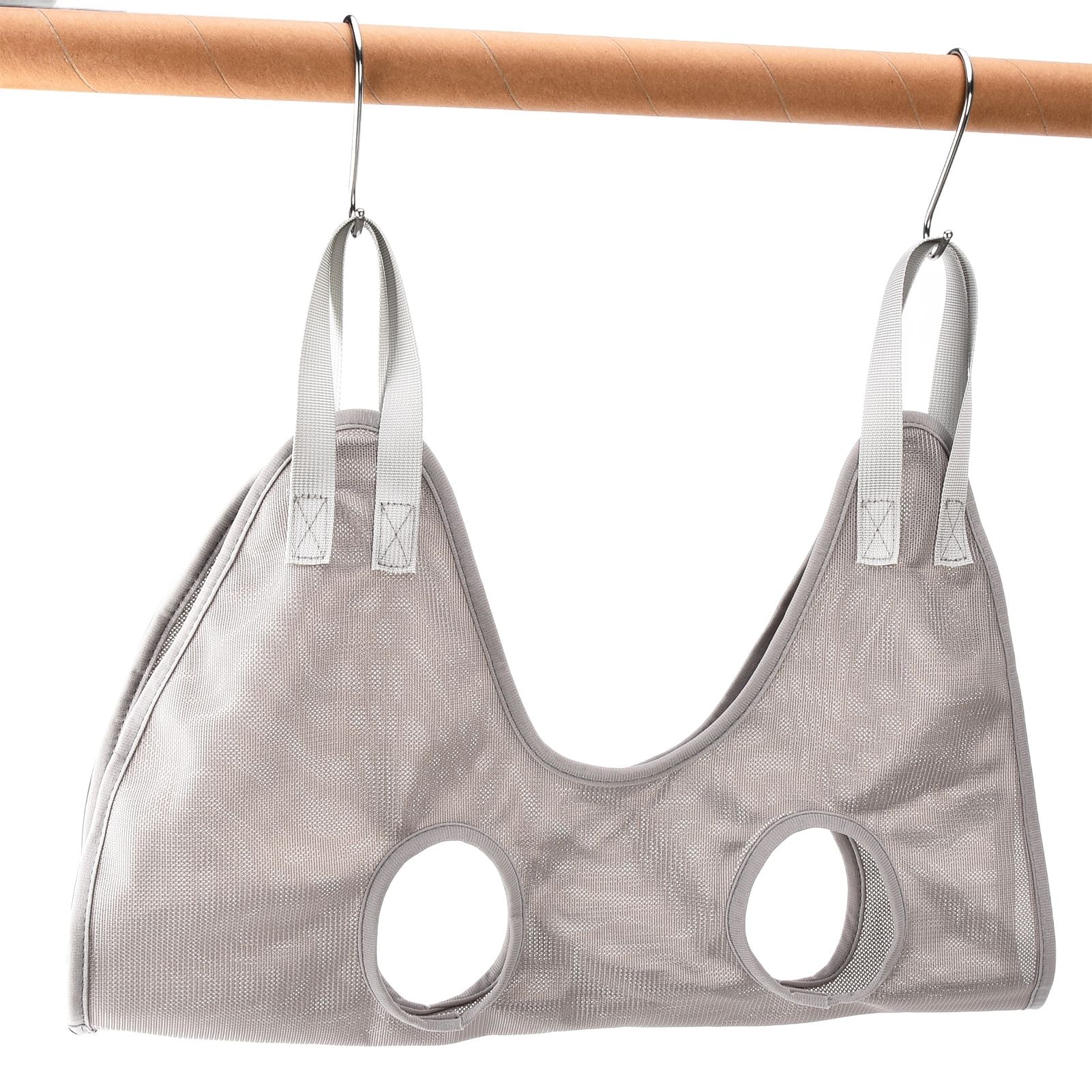 Dog Grooming Sling Multifunctional Pet Grooming Hammock Helper for Bathing Washing Grooming and Trimming NailGrey L