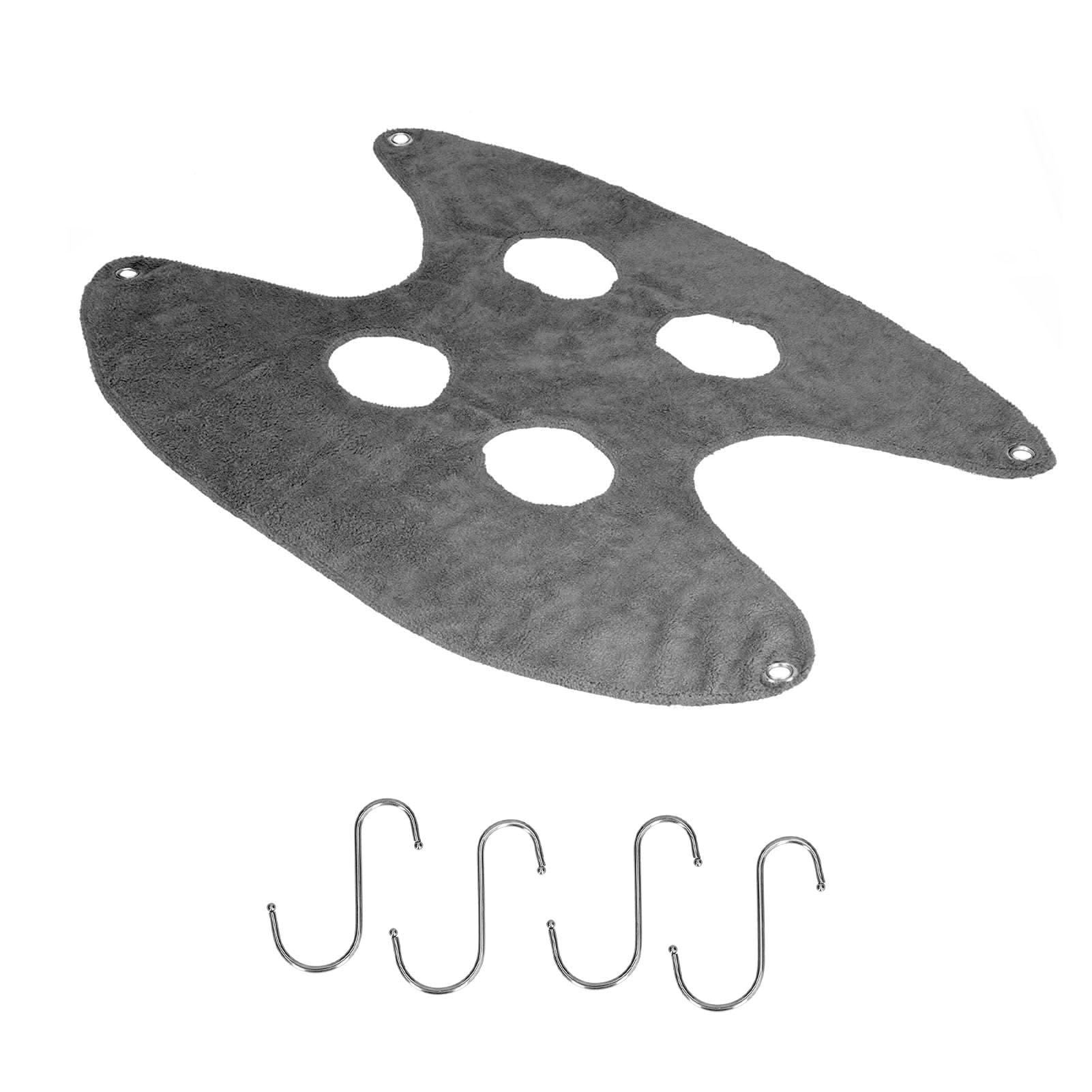 Pet Grooming Sling Dog Grooming Sling Hammock Helper for Bathing Washing Nail ClippingS Grey