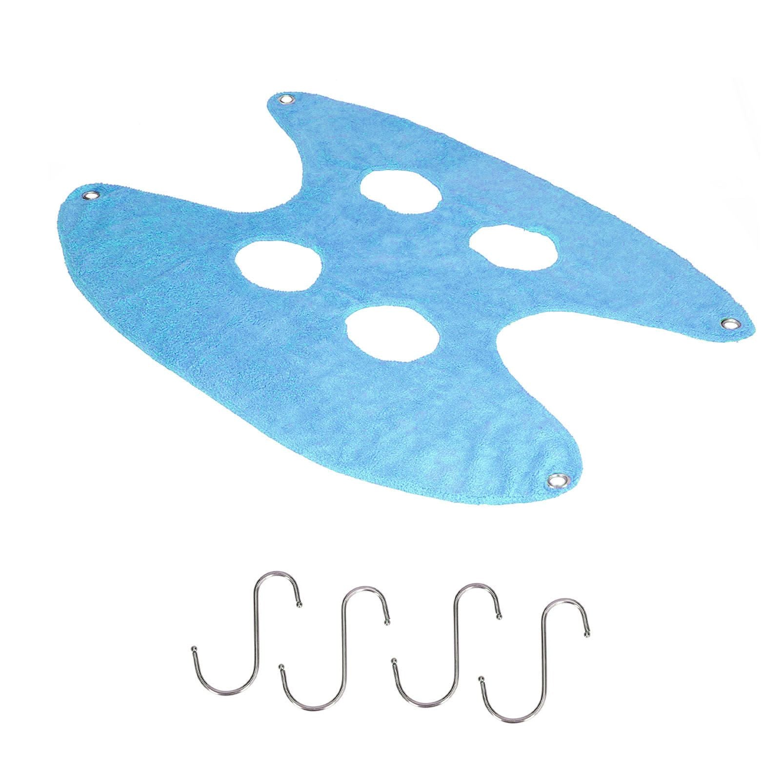 Pet Grooming Sling Dog Grooming Sling Hammock Helper for Bathing Washing Nail ClippingM Blue
