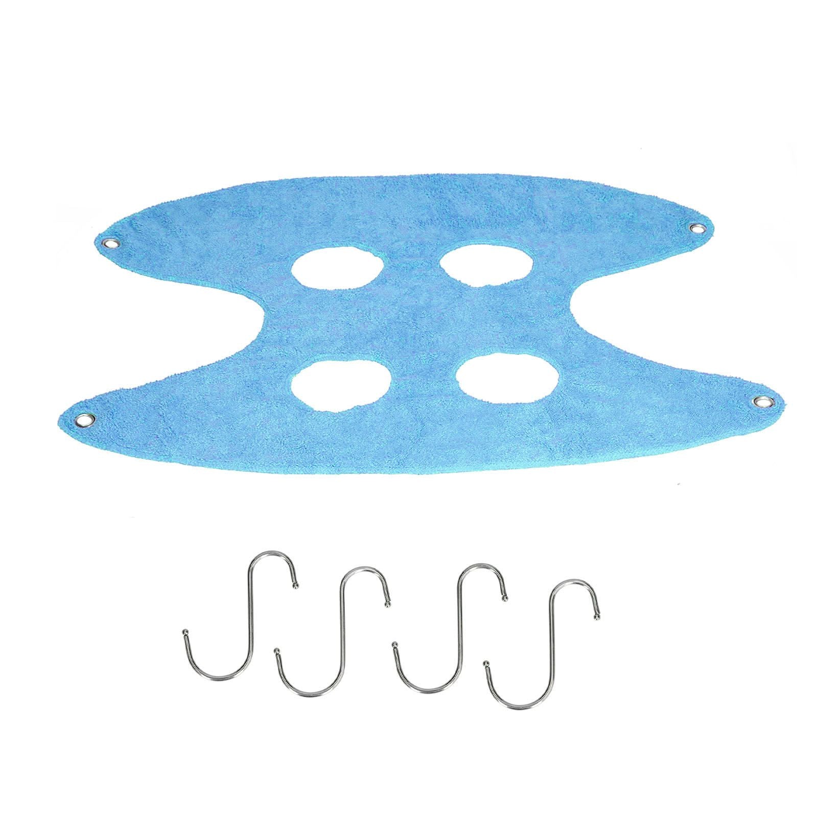 Pet Grooming Sling Dog Grooming Sling Hammock Helper for Bathing Washing Nail ClippingL Blue