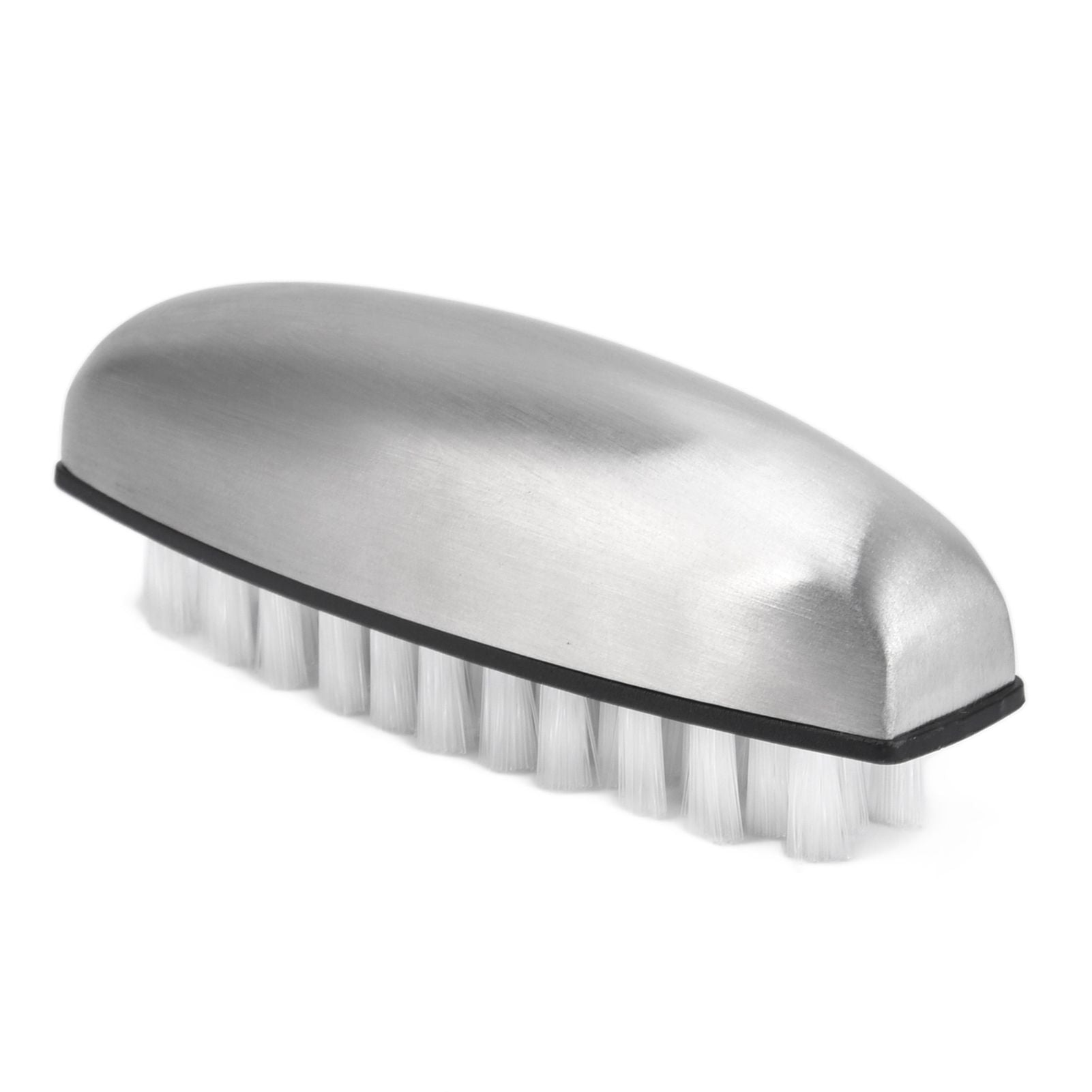 Fruit Vegetable Cleaning Brush 304 Stainless Steel Nylon Wool Multifunction Finger Nail Brush for Kitchen