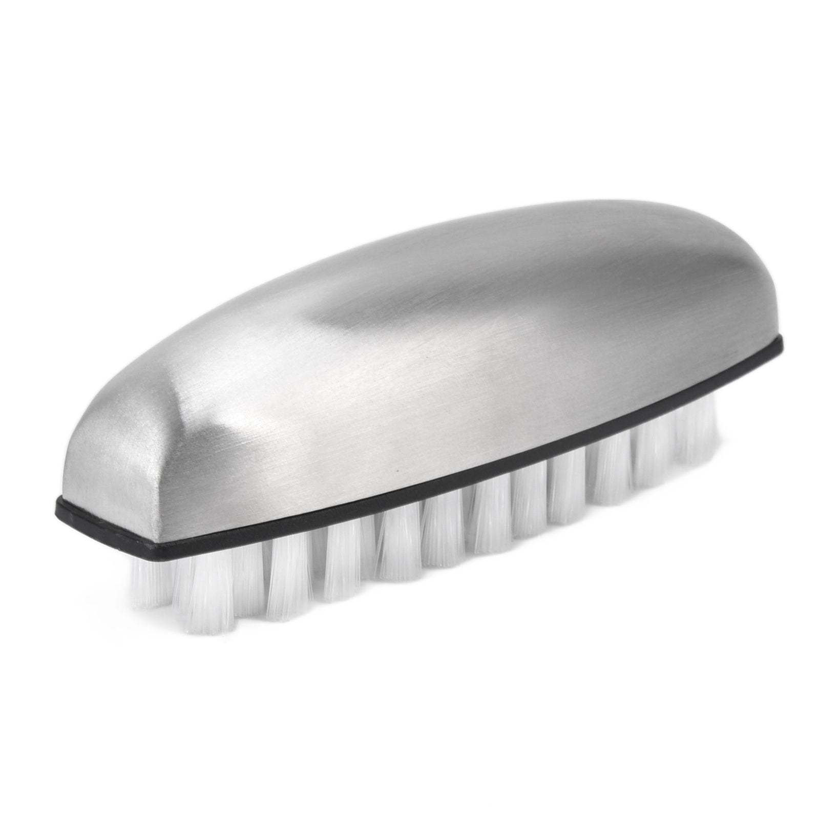 Fruit Vegetable Cleaning Brush 304 Stainless Steel Nylon Wool Multifunction Finger Nail Brush for Kitchen