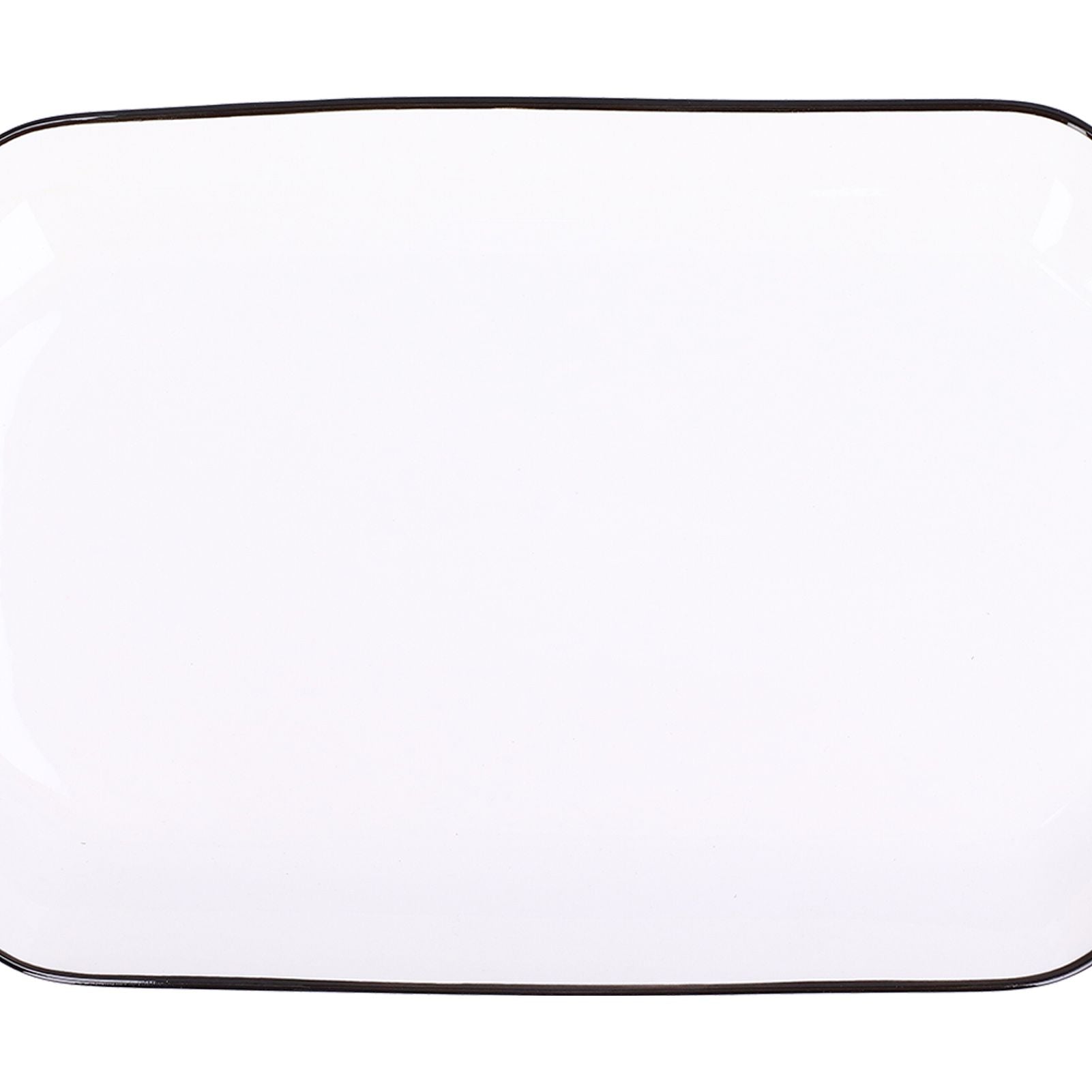 12in Dinner Plate Dish 550ml White Ceramic Noodle Soup Fish Plate Kitchen Tableware for Restaurant