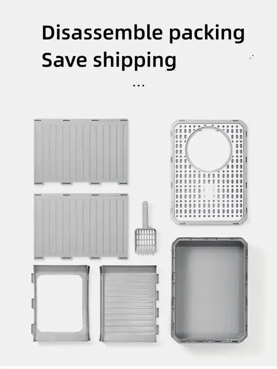 Top-Entry Cat Litter Box with Drawer-Enclosed Design, Easy Clean, Odor Control, Anti-Tracking Lid Green