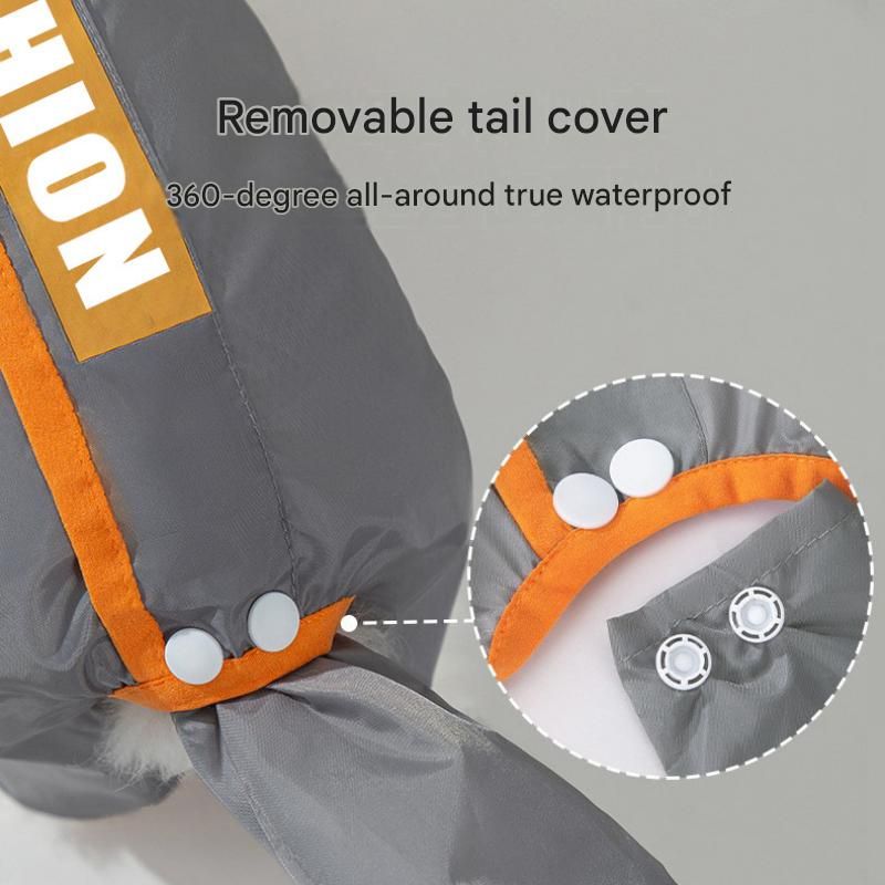 3 Piece Dog Rain Gear Set -M size Pet Rainy Day Kit with Grey Waterproof Dog Raincoat, yellow Waterproof Rain Boots Set of 4 and grey Super Absorbent Quick Dry Pet Towel for Small and Medium Dogs