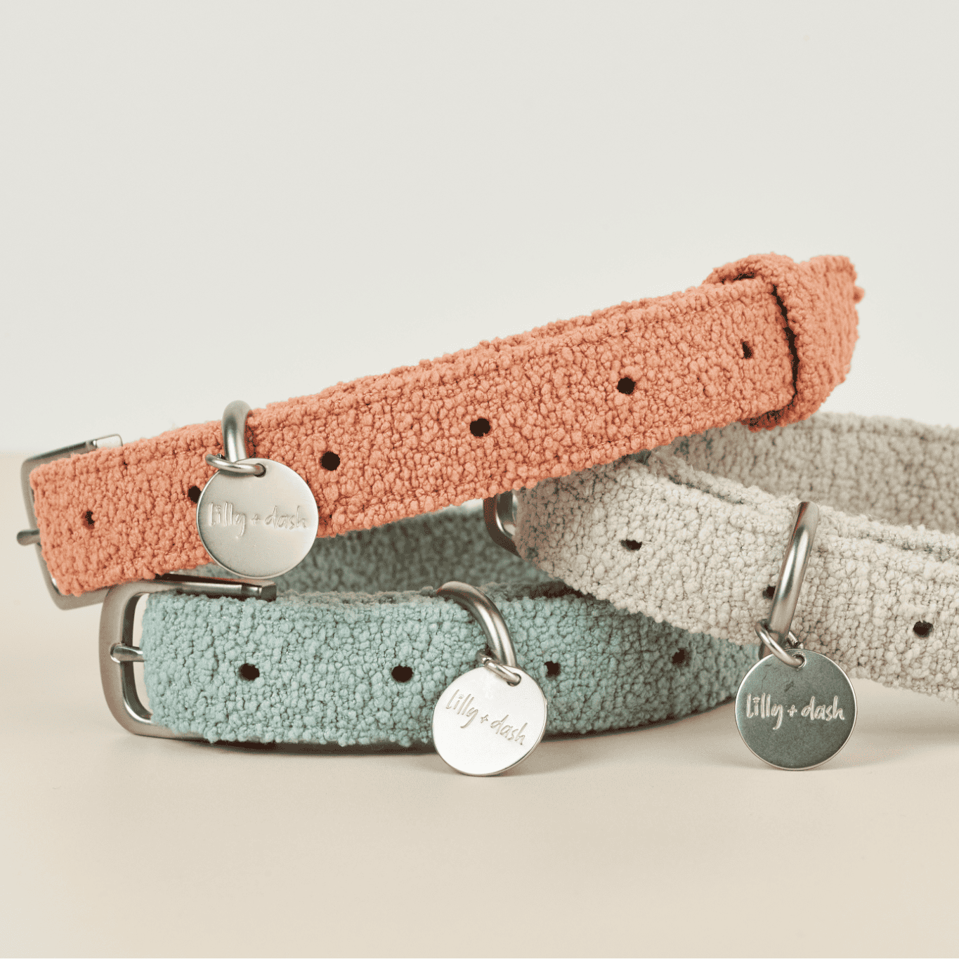 Boucle Dog Collar - Cloud