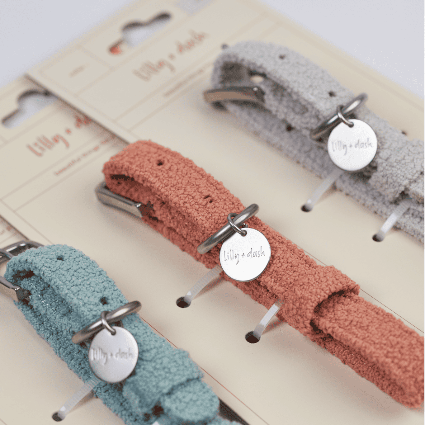 Boucle Dog Collar - Cloud