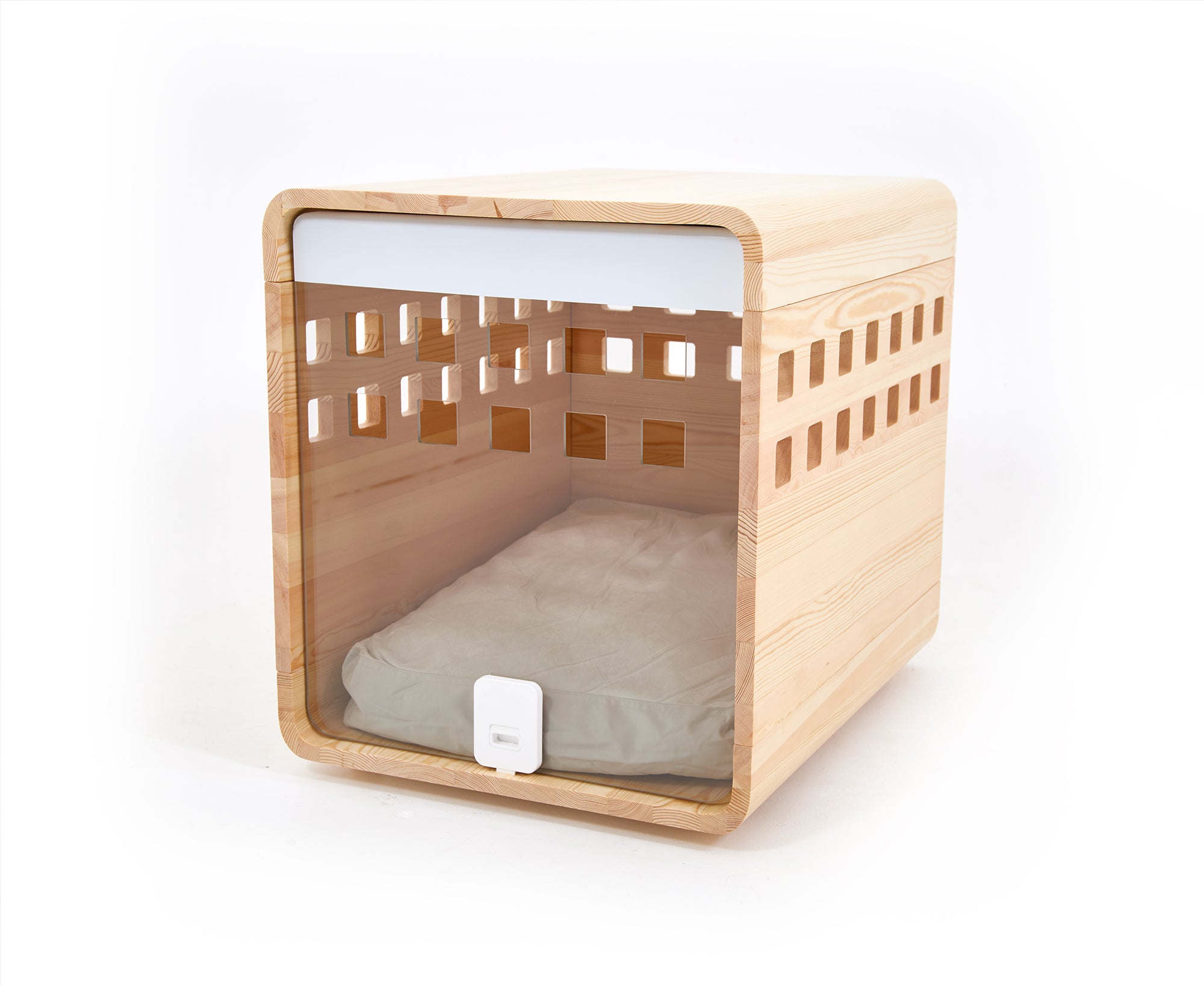 Timber Side Table Crate Furniture Dog Pet