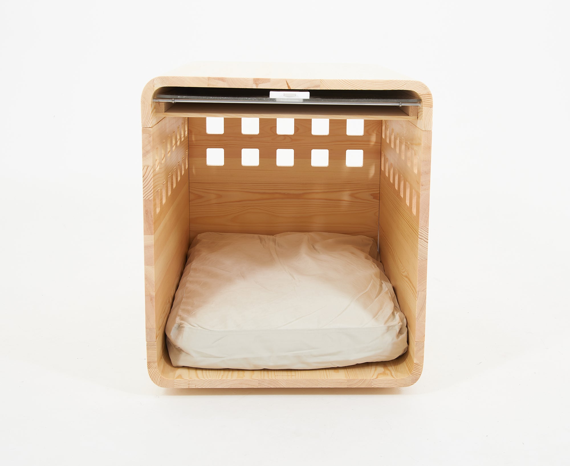 Timber Side Table Crate Furniture Dog Pet