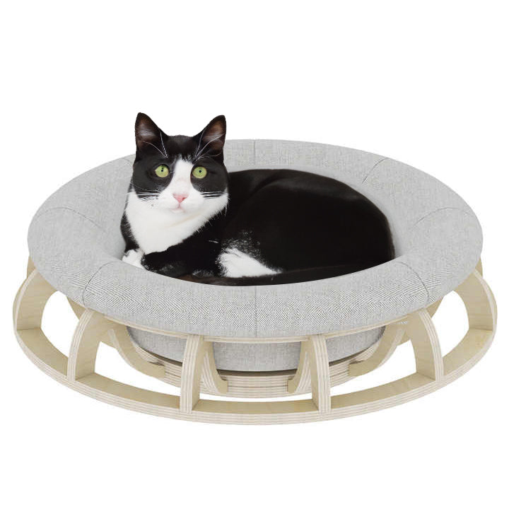 Gyro Round Cat Nest Bed