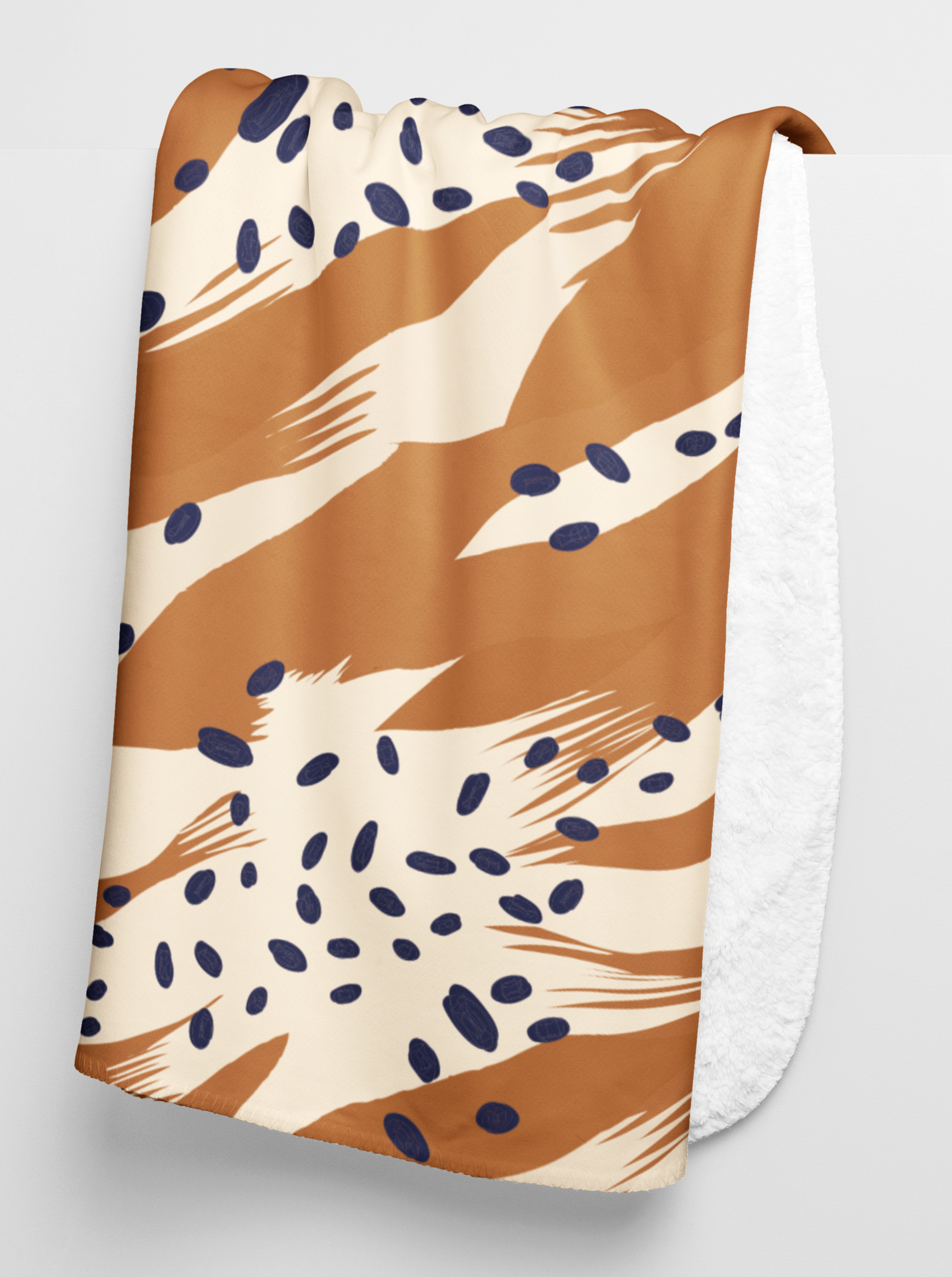 Soft Fleece Sherpa Dog Pet Blanket 100 x 75cm - Pawpaw