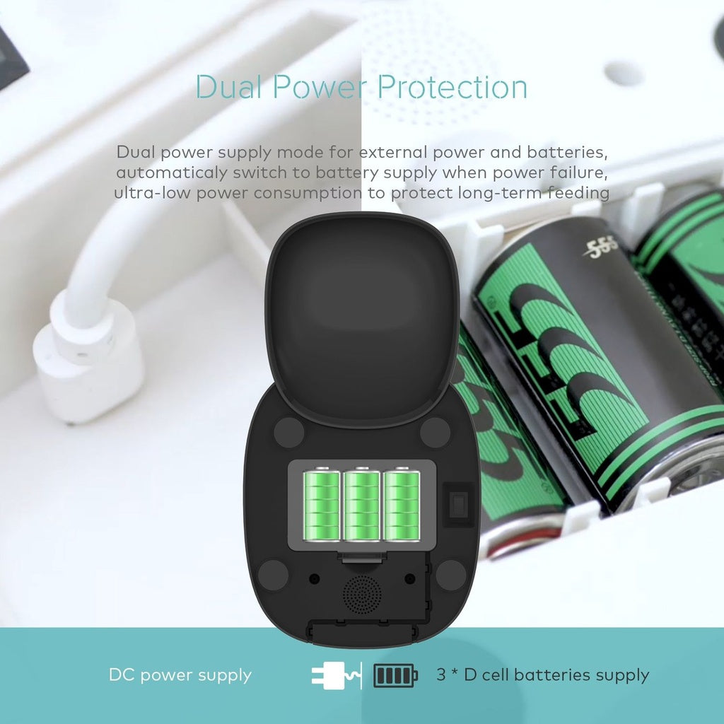 Floofi Smart Pet Feeder with Camera - Black