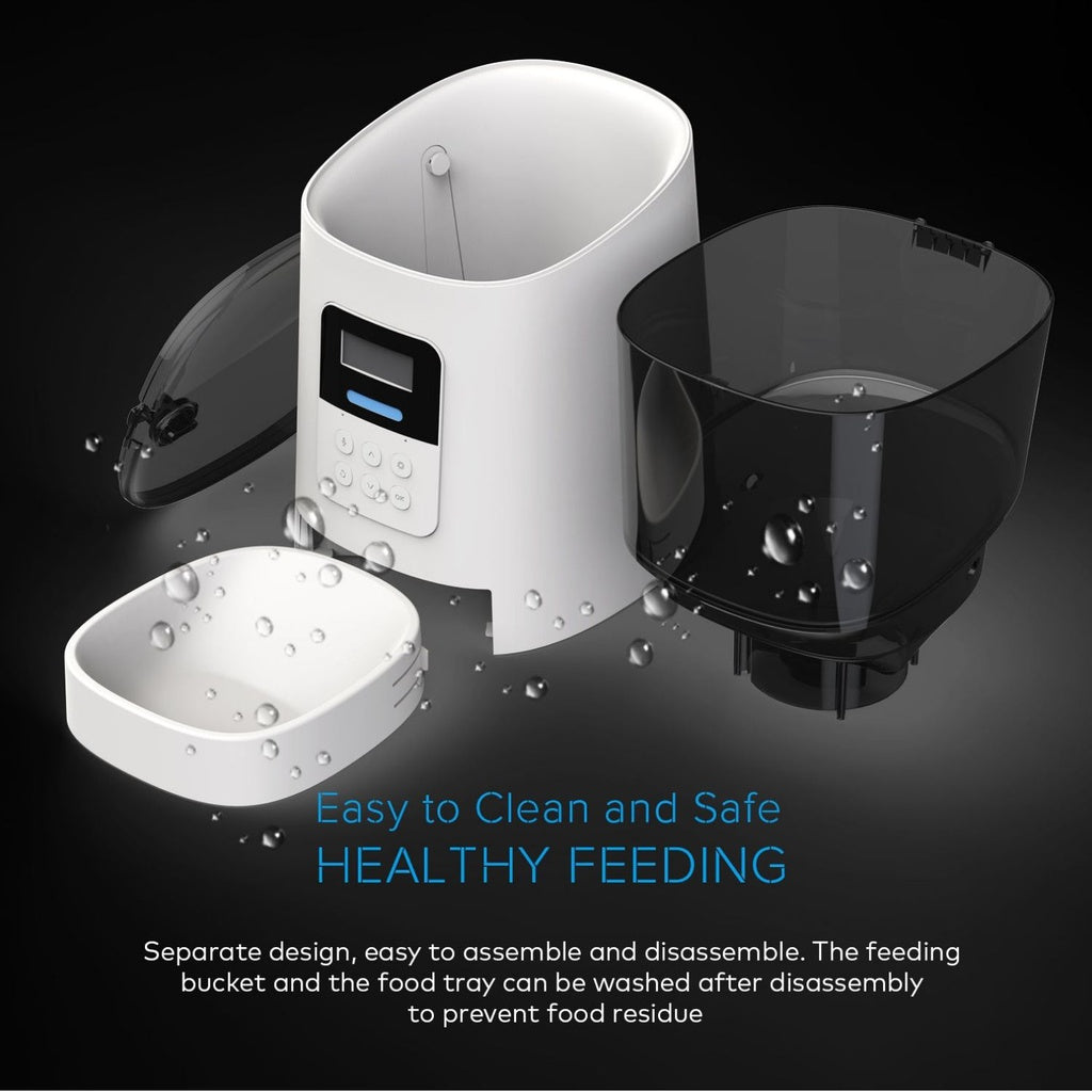 Floofi Smart Pet Feeder with Camera - Black
