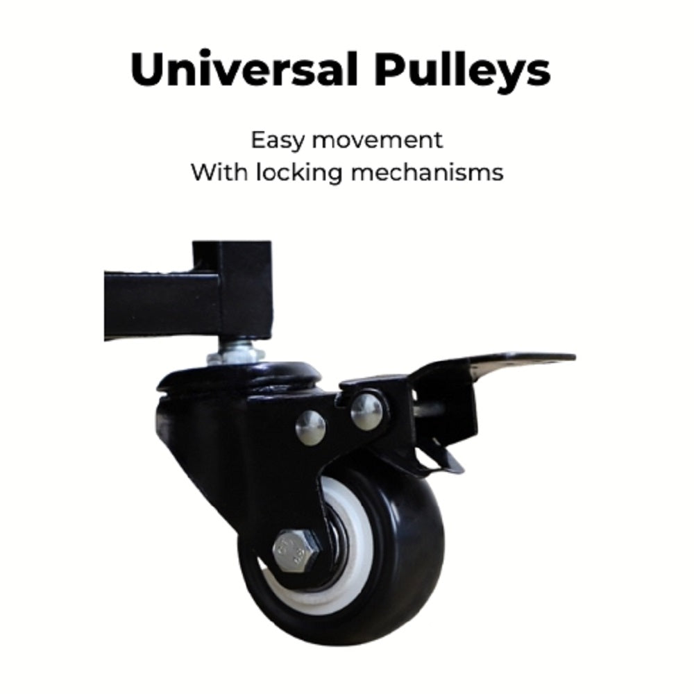 Floofi Dog Cage 38" (with wheels) FI-PC-131-XD