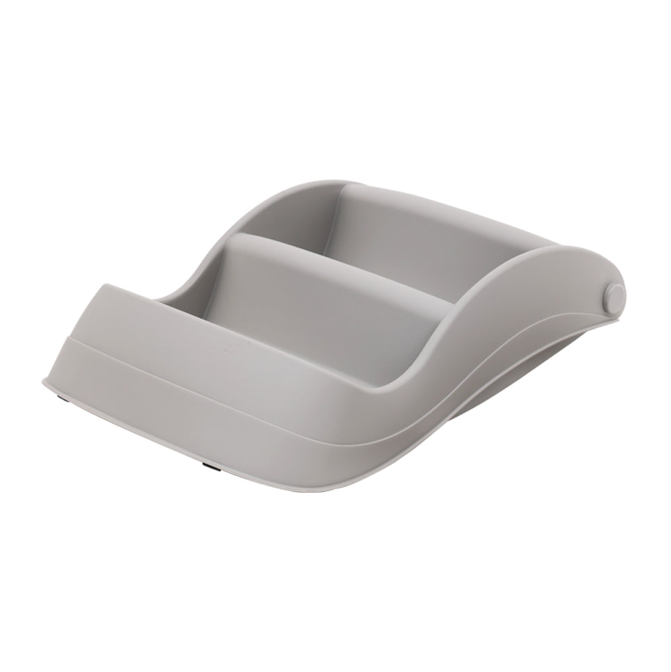 Furtastic 38cm Foldable Pet Stairs Ramp - Grey Petsby | Pet Essentials