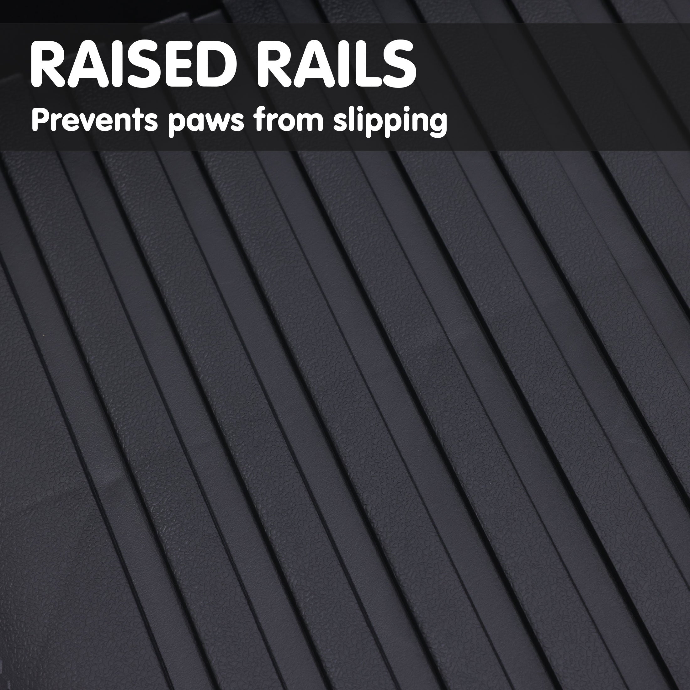 Furtastic 152cm Portable Dog Pet Ramp - Black Petsby | Pet Essentials