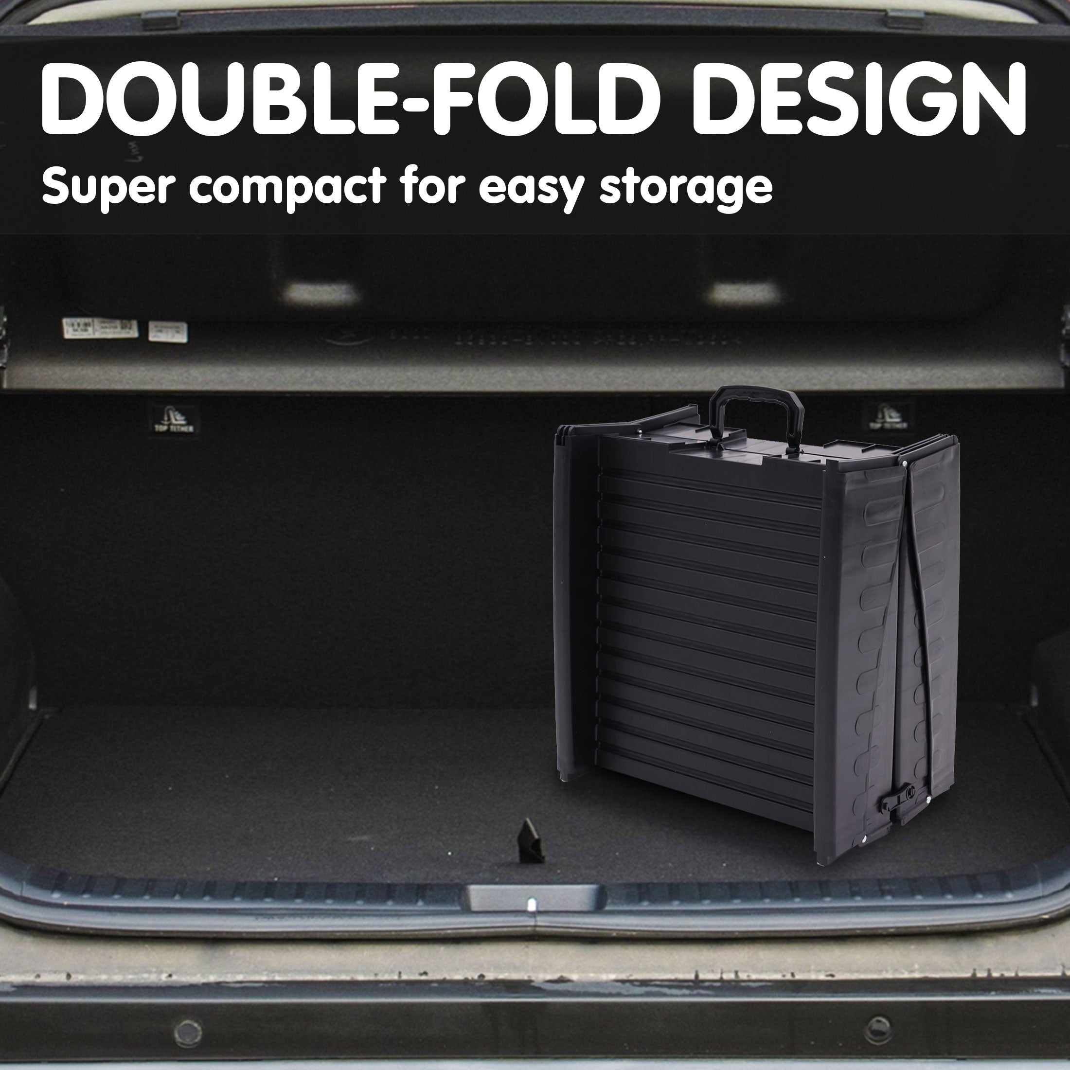 Furtastic 152cm Portable Dog Pet Ramp - Black Petsby | Pet Essentials